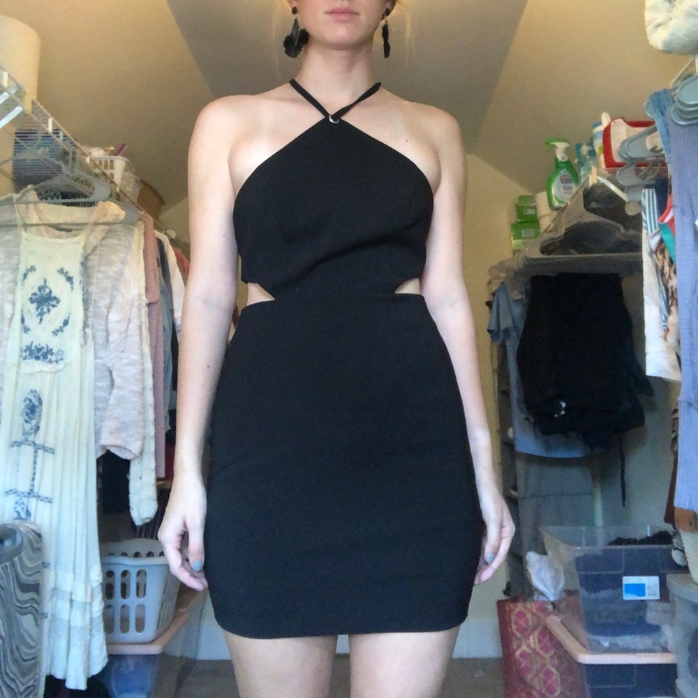 Little Black Dress with cutouts!